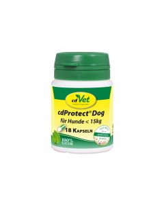 cdVet Hunde-Nahrungsergänzung cdProtect Dog, < 15 kg, 18 Kapseln