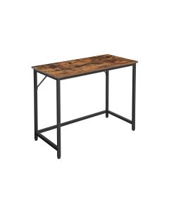 VASAGLE Konsolentisch 100 x 75 cm, Braun/Schwarz