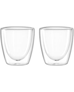 Leonardo Thermobecher Duo 100 ml, 2 Stück, Transparent