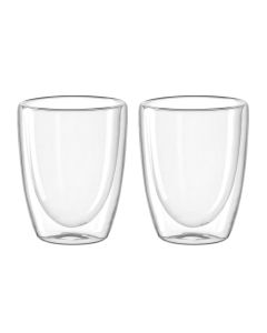 Leonardo Thermobecher Duo 300 ml, 2 Stück, Transparent