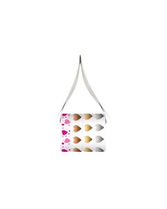 URSUS Washi Tape Herzen 4 Stück, Mehrfarbig