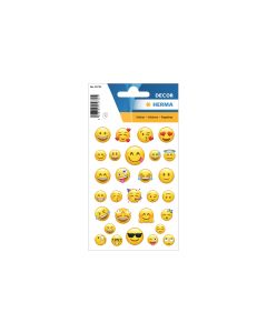 Herma Stickers Motivsticker Lovely Emojis 3 Blatt à 90 Sticker Mehrfarbig