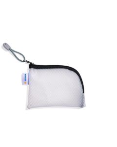 HERMA Etui Mesh Bag A7, 7.4 x 10.5 cm, Schwarz/Weiss