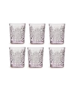 onis Gin Glas Hobstar 350 ml, 6 Stück, Lavendel