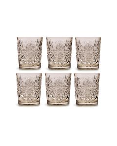 onis Gin Glas Hobstar 350 ml, 6 Stück, Taupe