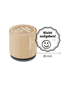 Woodies Stempel Nicht aufgeben 1 Stück