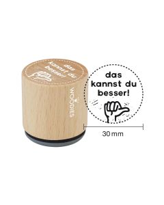 Woodies Stempel Du kannst das besser 1 Stück