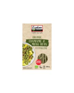 Explore Cuisine Teigwaren Bio Fettuccine Edamame und Mungobohne 200 g