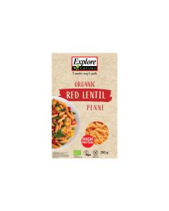 Explore Cuisine Teigwaren Bio Penne aus Roten Linsen 250 g