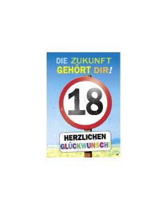 Depesche Musikkarte beweglich 18 Die Zukunft gehört dir!