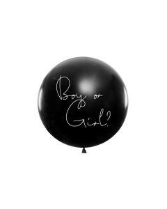 Partydeco Luftballon Boy or Girl – Junge Blau gefüllt, Ø 1 m, 1 Stk