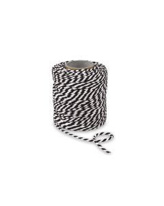 Pattberg Baumwollkordel 0.2 cm x 50 m, Schwarz