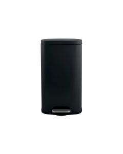 spirella Treteimer Poubelle Akira Matt 50 l, Schwarz