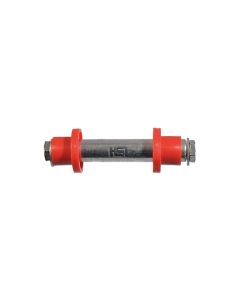 HSI Hermann Schwerter Iserlohn Schubkarre Achse, Ø 20 x 120 mm, Verzinkt
