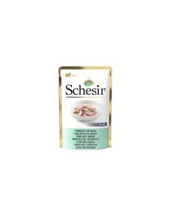Schesir Nassfutter Thunfisch & Goldbrasse in Gelée, 85 g