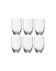 Leonardo Longdrinkglas Poesia 460 ml, 6 Stück, Transparent