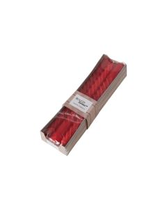 Boltze Etoilekerze Twisto 20 x 2 cm, Rot, 6 Stück