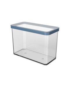 Rotho Vorratsbehälter Premium Loft 2.1 l, Blau/Transparent