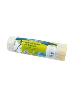 Haushaltsware Müllbeutel pRolle 35 l, 20 Stück, Weiss