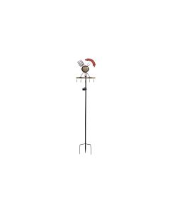 Näve Gartenlicht LED-Solar Erdspiess BBQ, Rost