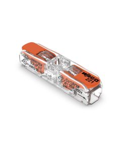 WAGO Durchgangsklemme mit Hebel, 0.2 - 4 mm², 2-fach, 60 Stück