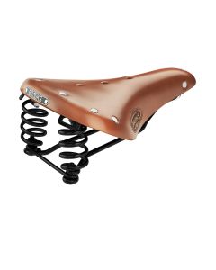 BROOKS Fahrradsattel Flyer Short, Honig