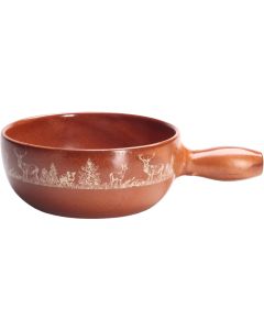 Nouvel Fondue-Caquelon Waldwelt Braun