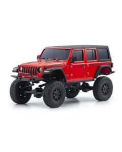 Kyosho Scale Crawler Mini-Z Jeep Wrangler Rubicon, Rot 1:24, ARTR