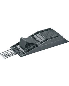 froli Auffahrkeil Wohnwagen 4-teilig Schwarz