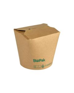 BioPak Menübox Ronda Fold Braun, 65 Stück