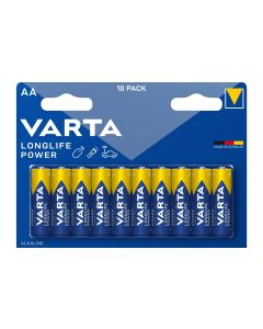 Varta Batterie Longlife Power AA 10 Stück