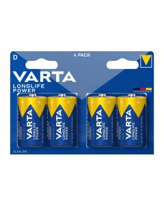 Varta Batterie Longlife Power D 4 Stück