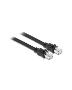Delock Patchkabel Cat 6A, F/UTP, 2 m, Schwarz