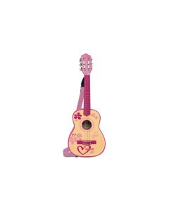 Bontempi Musikinstrument Gitarre 6 Saiten 75 cm pink aus Holz