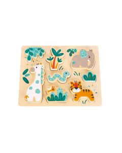 Spielba Holzspielwaren 3D Elefant & Giraffe