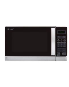 Sharp Mikrowelle R642INW Schwarz/Silber