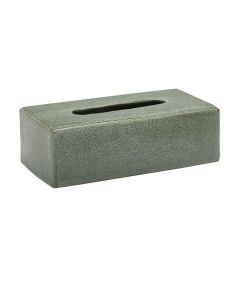 Aquanova Kosmetiktuchbox Ugo Grün, Steingut