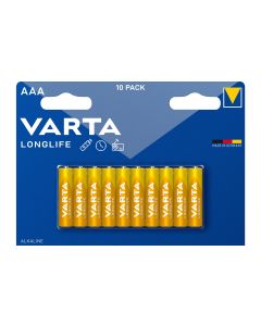 Varta Batterie Longlife AAA 10 Stück