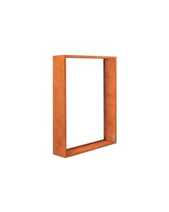 Innovesta Holzregal Corten, 144 x 35 x 180 cm, Rostbraun