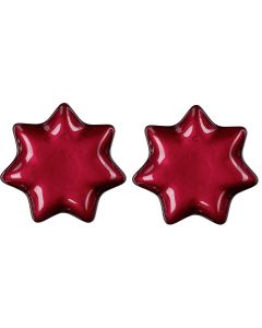 Leonardo Schale Stella 28 cm, 2 Stück, Rot