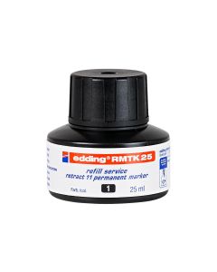 edding Tintenpatrone Nachfülltinte RMTK25 25 ml, Schwarz