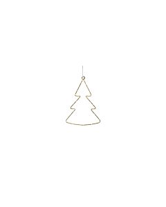 Sirius Fensterhänger Liva Tannebaum, 30 cm, Gold