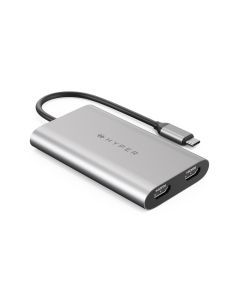 HYPER Adapter Dual 4K USB Type-C - HDMI