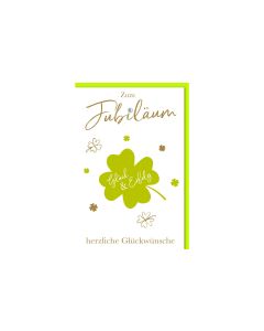 Braun + Company Glückwunschkarte Jubiläum 11.5 x 17 cm, inkl. Couvert