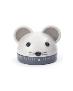 Kikkerland Küchentimer Maus Weiss