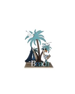 Dameco Aufsteller Maritim Beach Segelboot 23 cm
