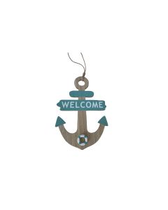 Dameco Wanddekoration Anker Welcome 30 cm