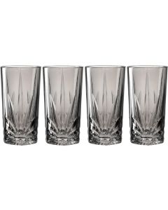 Leonardo Longdrinkglas Capri 530 ml, 4 Stück, Grau