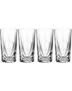Leonardo Longdrinkglas Capri 530 ml, 4 Stück, Transparent