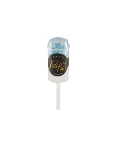 Partydeco Konfettikanone Push-Pop Ø  8 mm, 1 Stück, Blau